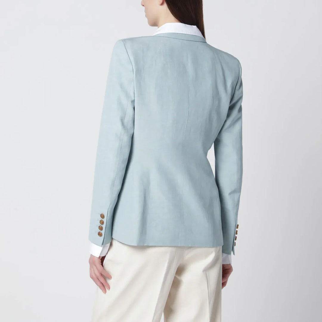 Blazé Milano - Light blue double-breasted jacket Brand Coats &amp; Jackets