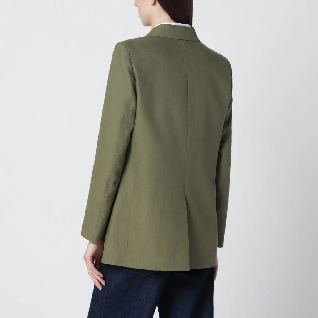 Blazé Milano - Olive green double-breasted jacket Brand Coats &amp; Jackets