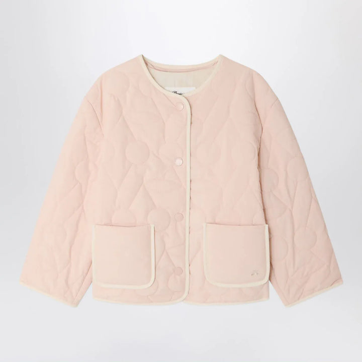 Bonpoint - Lorelei light pink quilted jacket Brand Coats &amp; Jackets 8
