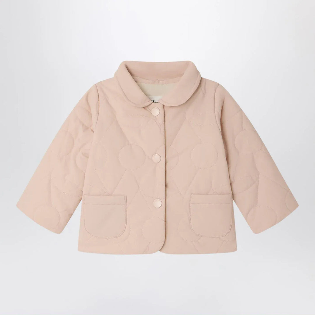 Bonpoint - Luno light pink quilted jacket Brand Coats &amp; Jackets 18