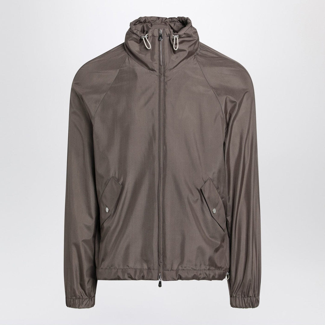 Coats &amp; Jackets Brunello Cucinelli - Taupe silk-blend jacket Brand