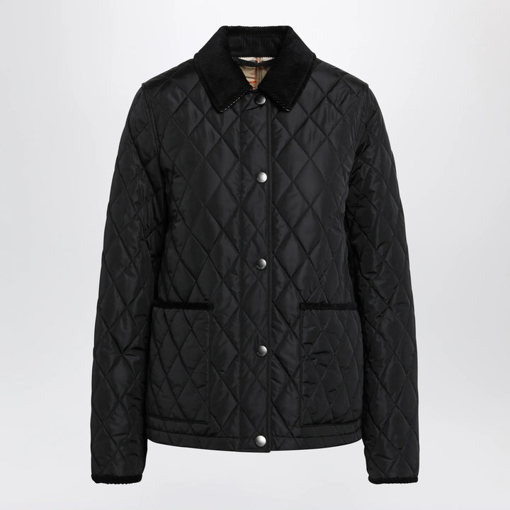 Burberry - Black quilted nylon jacket Brand Coats &amp; Jackets S
