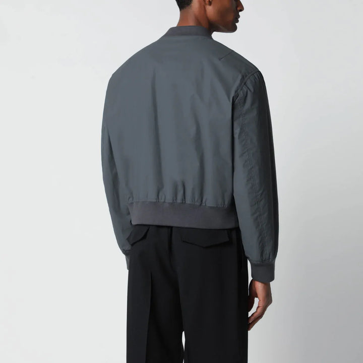 Jil Sander - Grey cotton zip-up bomber jacket Brand Coats &amp; Jackets