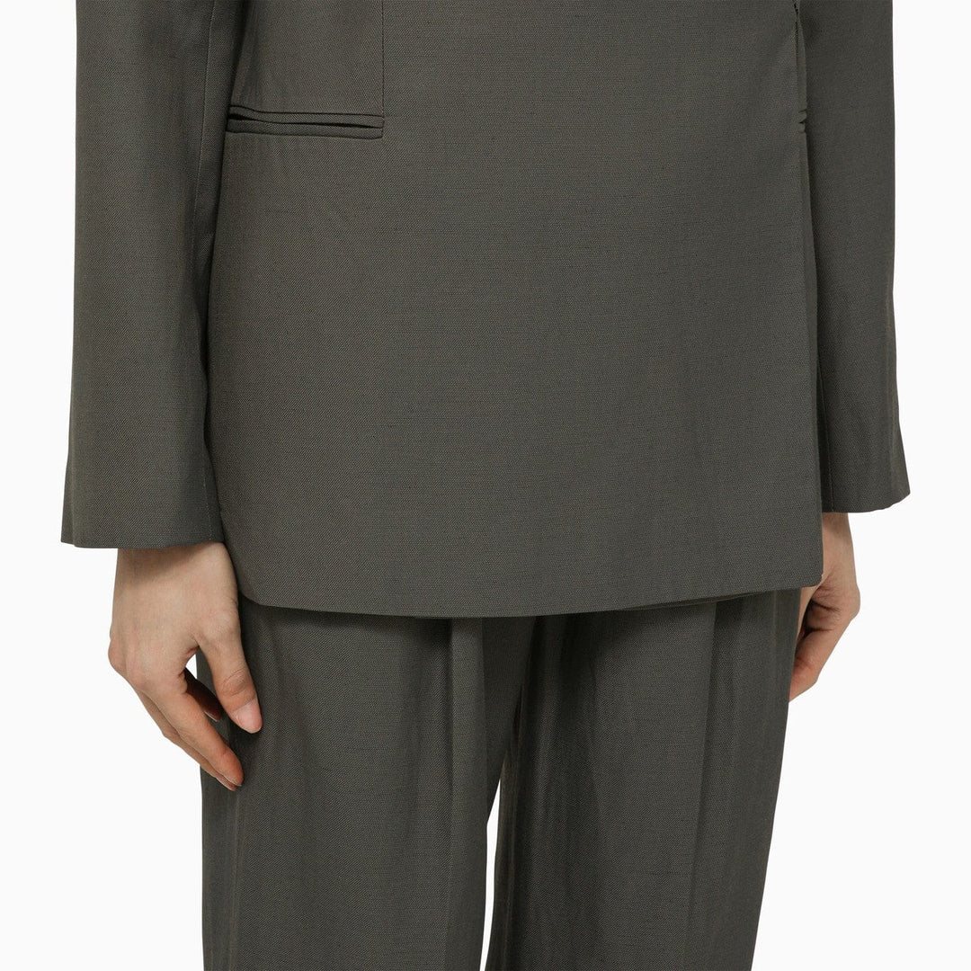 LouLou De Saison - Sandyato single-breasted grey viscose blazer Brand Coats &amp; Jackets M