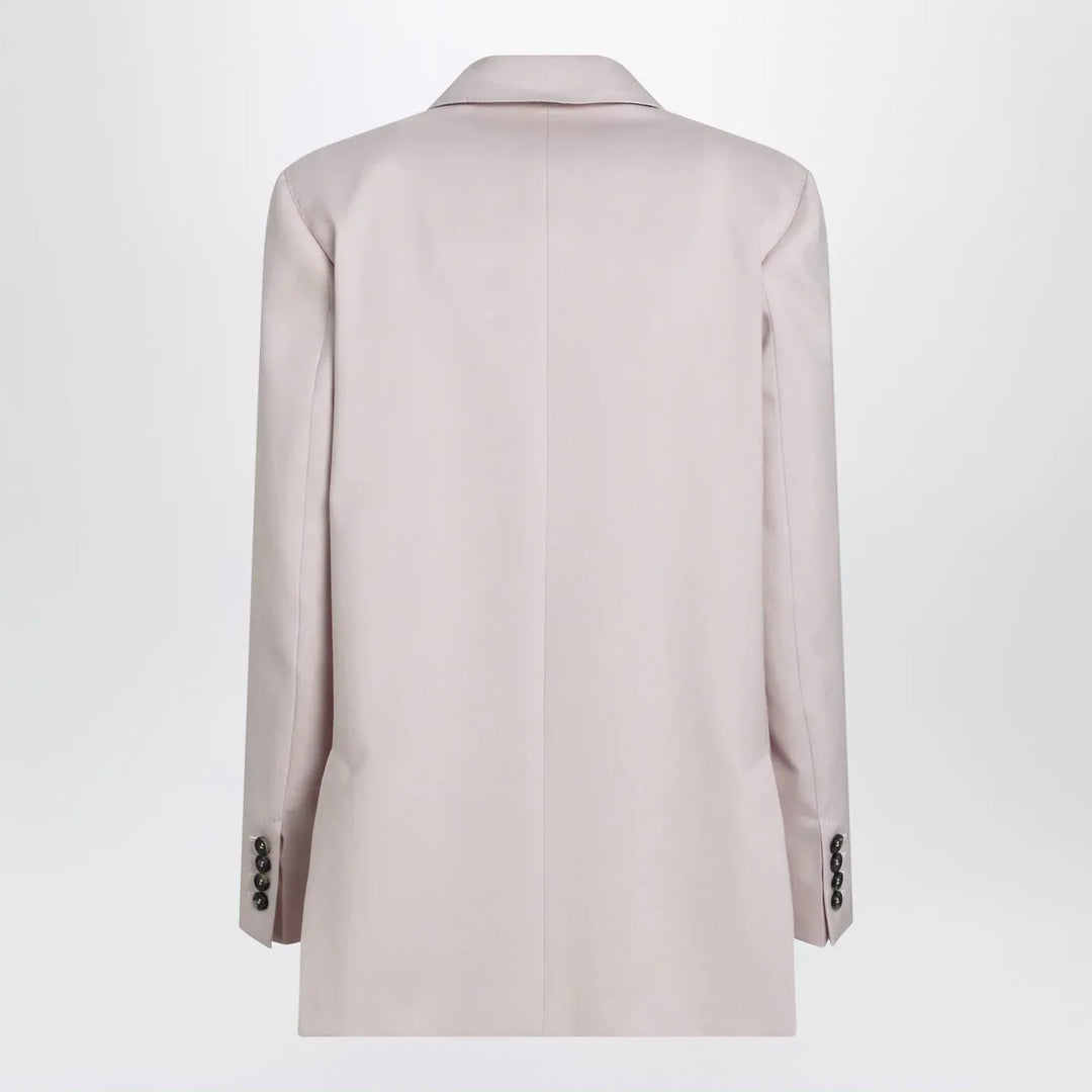 Max Mara - Dusty beige double-breasted wool-blend jacket Brand Coats &amp; Jackets
