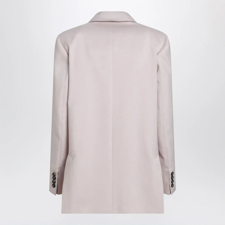 Max Mara - Dusty beige double-breasted wool-blend jacket Brand Coats &amp; Jackets