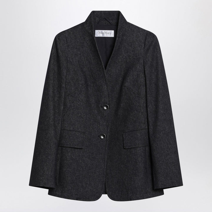 Coats &amp; Jackets 42  IT Max Mara - Midnight blue jacket in cotton denim effect Brand
