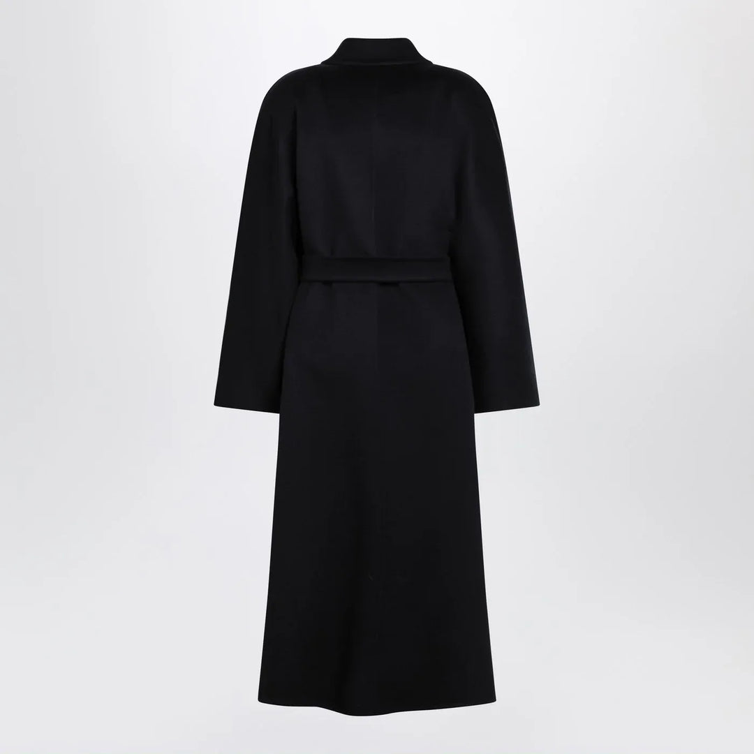 Max Mara - Navy cashmere wrap coat Brand Coats &amp; Jackets