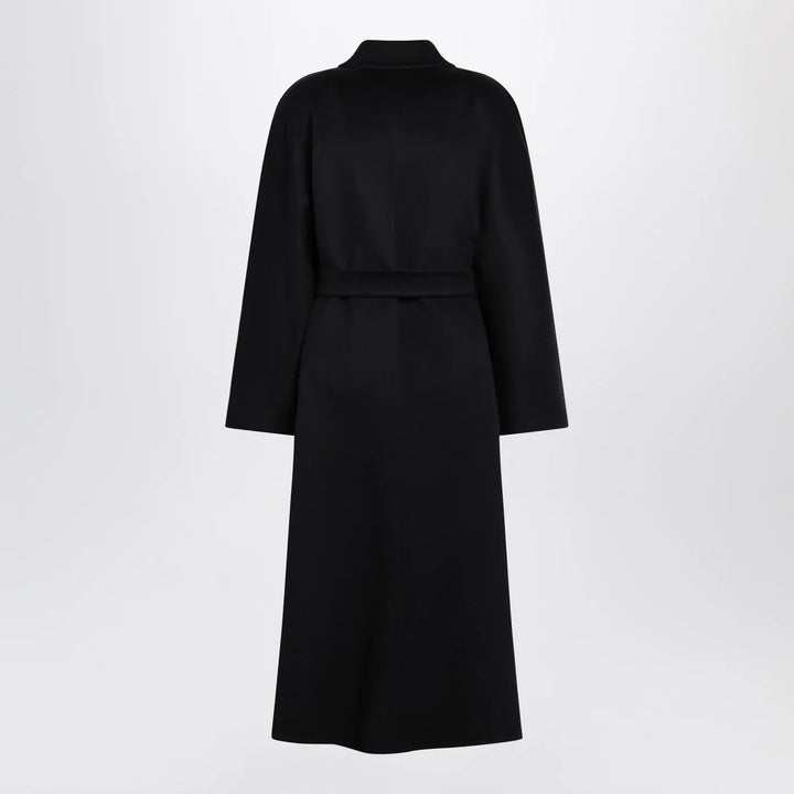 Max Mara - Navy cashmere wrap coat Brand Coats &amp; Jackets