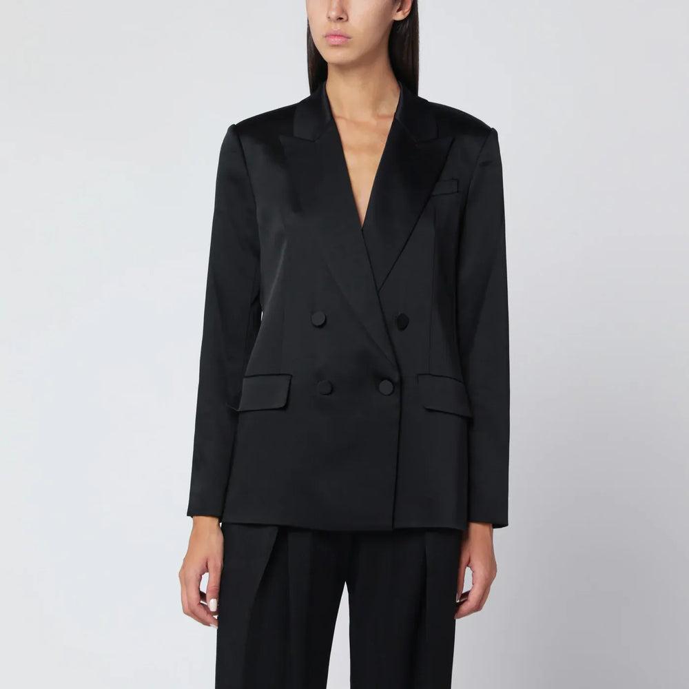 SIMKHAI - Black double-breasted jacket Brand Coats & Jackets 4 US