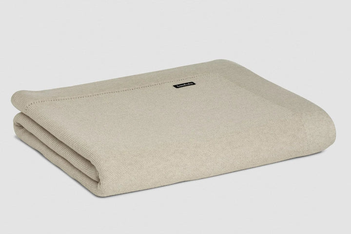 Bemboka Cotton Blankets Super King 220x280 Sand Bemboka Trieste Cotton Blankets - Pre-Shrunk Brand