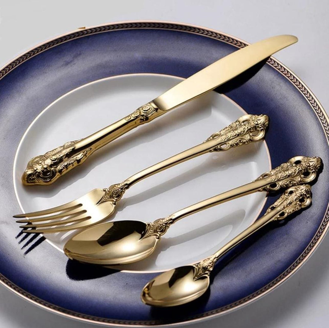 Harriet Cutlery Cutlery set 24pcs Harriett Gold Cutlery Set 24Pcs Brand