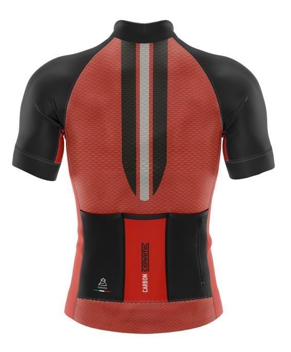 Vardena Cycling Jersey Vardena Super Line Red Carbon Ceramic Cycling Jersey Vardena Super Line Red Carbon Ceramic Jersey  Brand