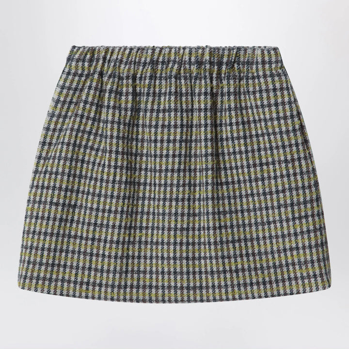 Douuod - Checked shirt in a wool blend Brand 4Y