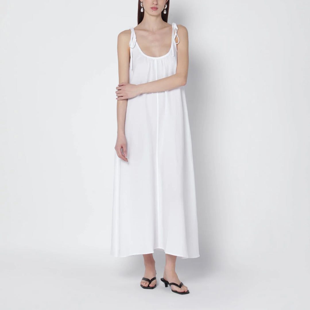 ANINE BING - White linen-blend dress Brand Dresses S