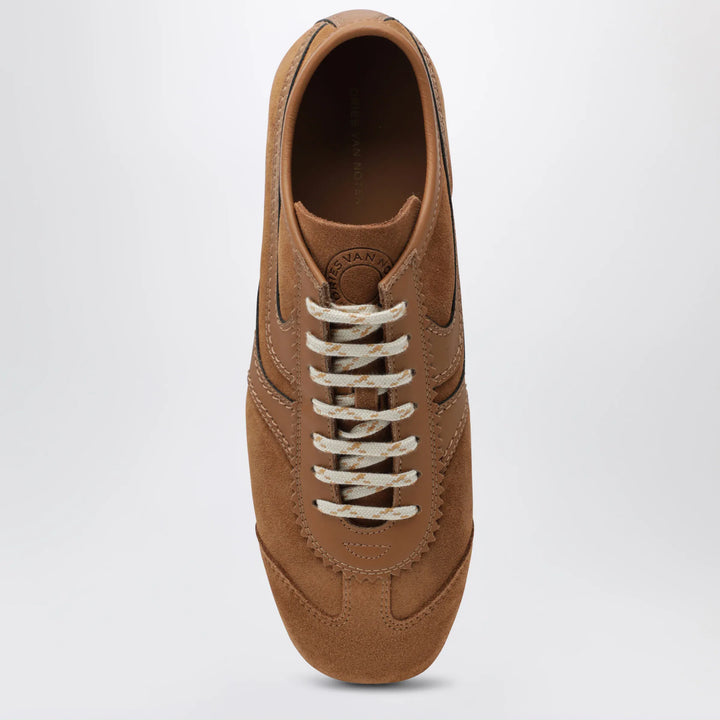 Dries Van Noten - Brown leather and suede Sneakers Brand