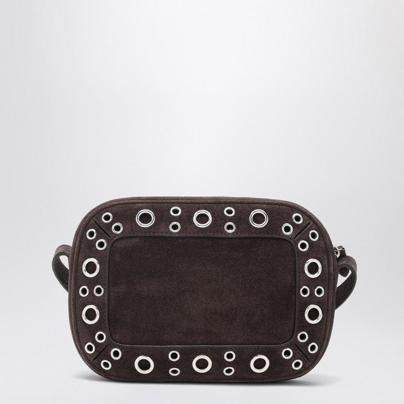 Valentino Garavani General UNI Valentino Garavani Nellcôte Bag Brown In Suede With Studs And Rivets Valentino Garavani Nellcôte Bag Brown In Suede With Studs And Rivets Brand