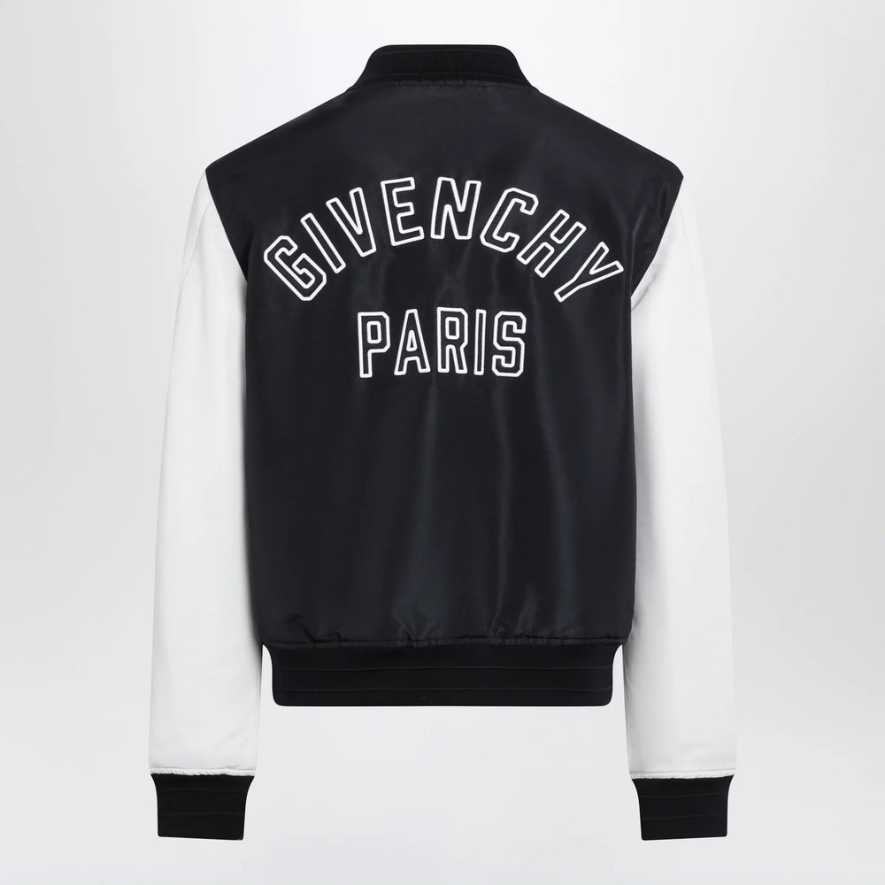 Givenchy - Navy/White Satin Varsity Jacket Brand