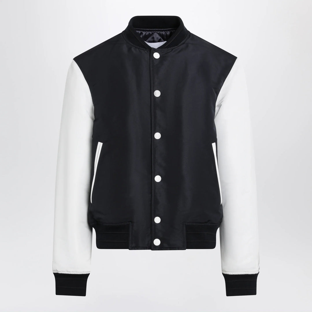 Givenchy - Navy/White Satin Varsity Jacket Brand 48 IT