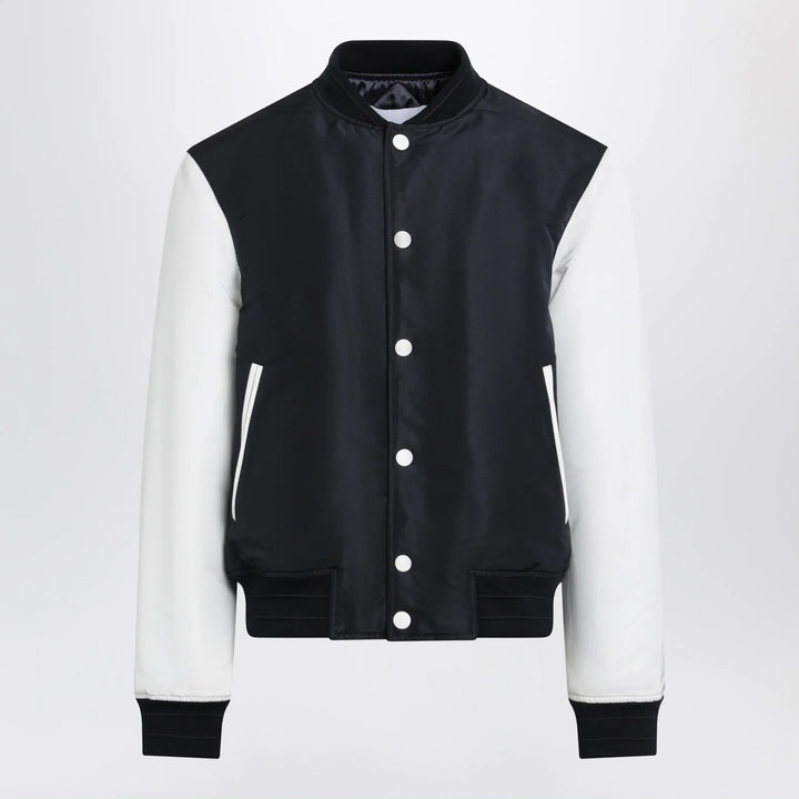 Givenchy - Navy/White Satin Varsity Jacket Brand 48 IT