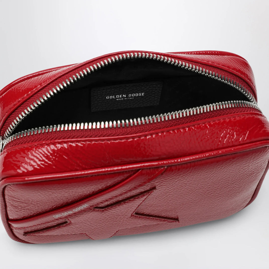Golden Goose - Mini Star Bag in patent leather ruby red Brand U