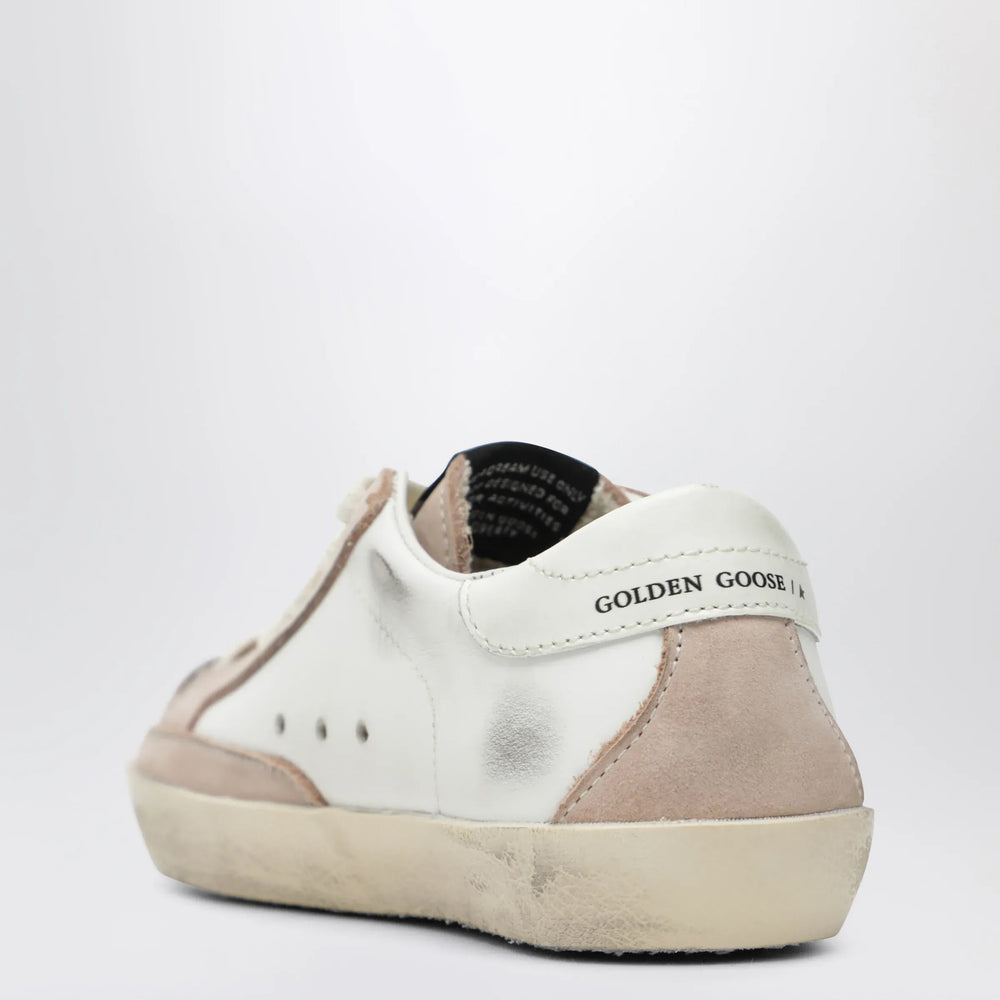 Golden Goose - Super-Star sneakers in white/pink/silver Brand