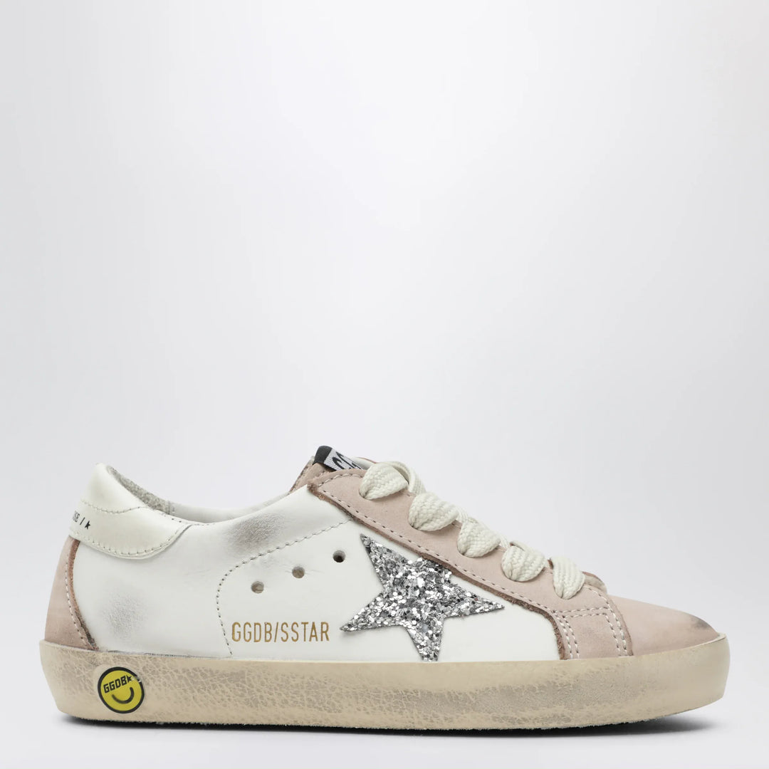 Golden Goose - Super-Star sneakers in white/pink/silver Brand 19