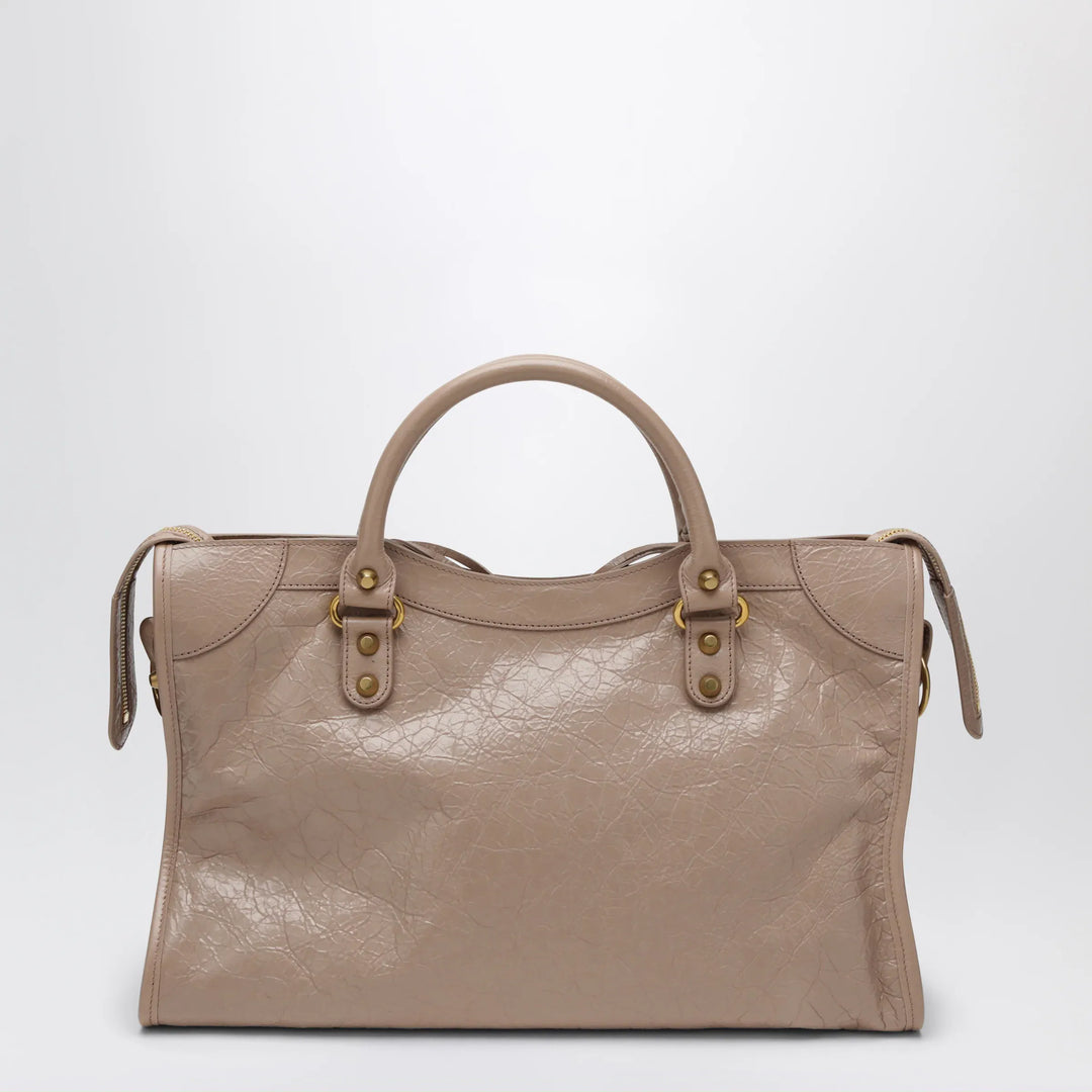 Balenciaga - Le City medium handbag in Blush leather Brand Handbag U