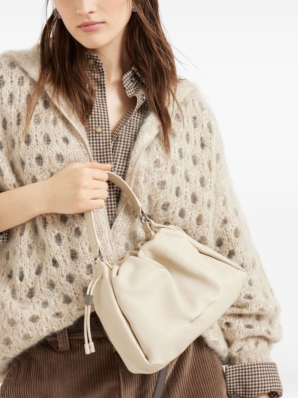 Brunello Cucinelli Handbag UNI Brunello Cucinelli Bags.. Ivory Brunello Cucinelli Bags.. Ivory Brand