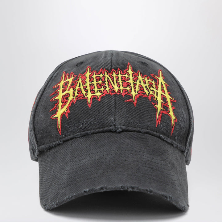 Hats Balenciaga - Sacré Cœur cotton drill baseball cap in faded black Brand