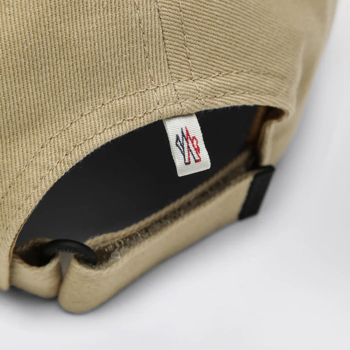 Moncler Grenoble - Beige baseball cap with logo patch Brand Hats TU