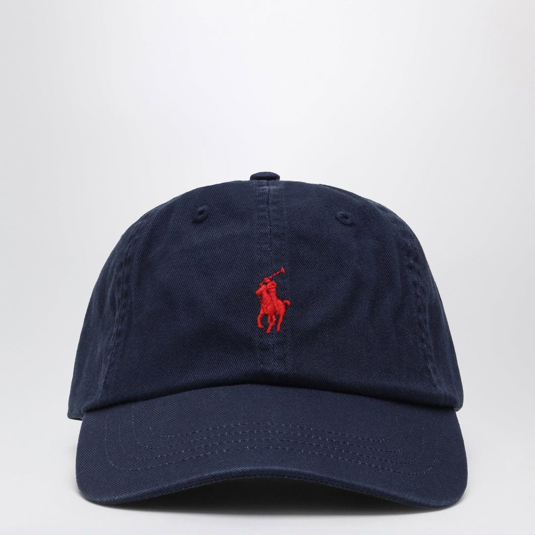 Hats TU Polo Ralph Lauren - Navy blue baseball cap with logo Brand