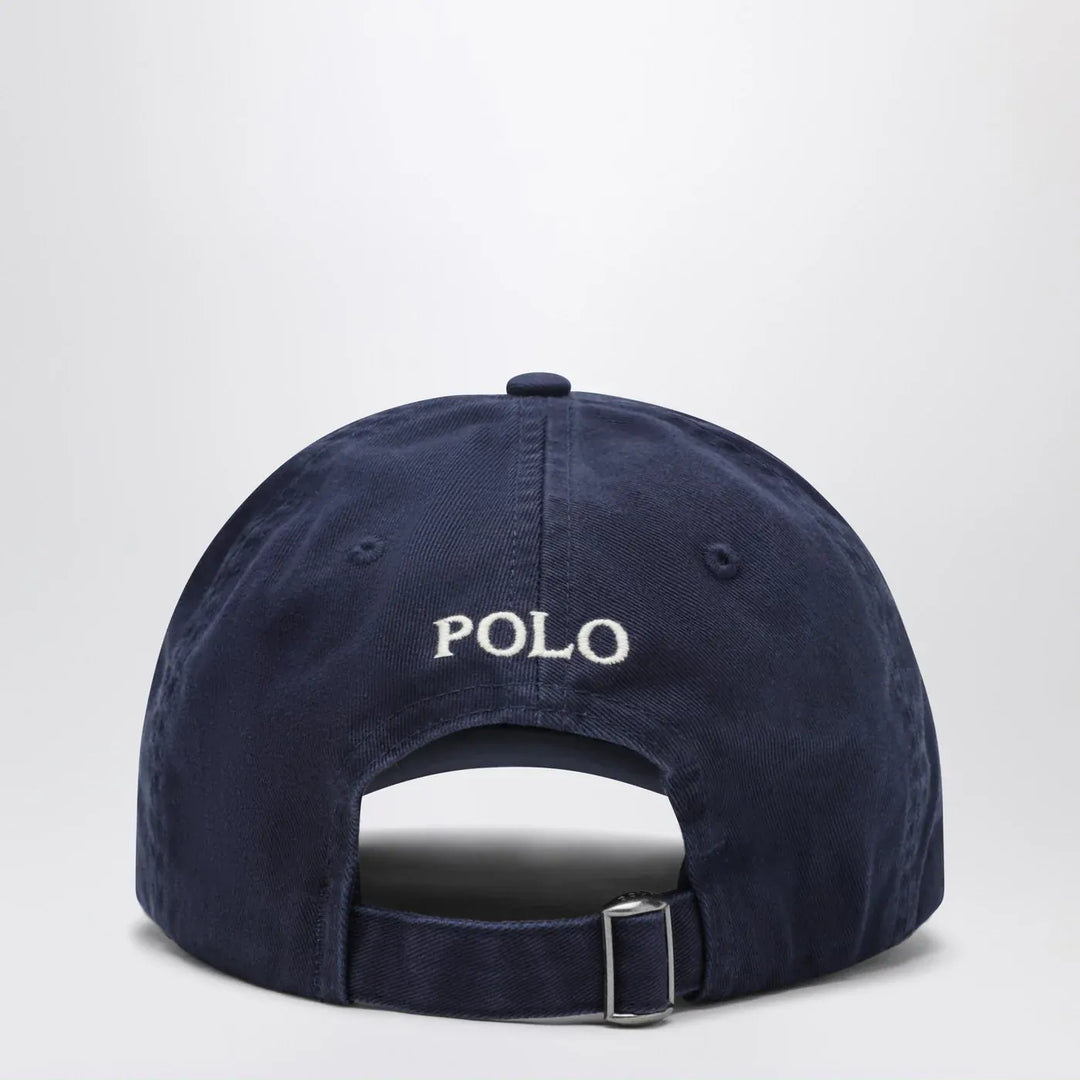 Polo Ralph Lauren - Navy blue cotton baseball cap Brand Hats TU