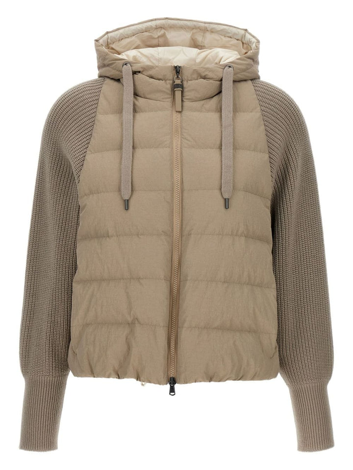 Brunello Cucinelli Jackets Brunello Cucinelli Coats Beige Brunello Cucinelli Coats Beige Brand