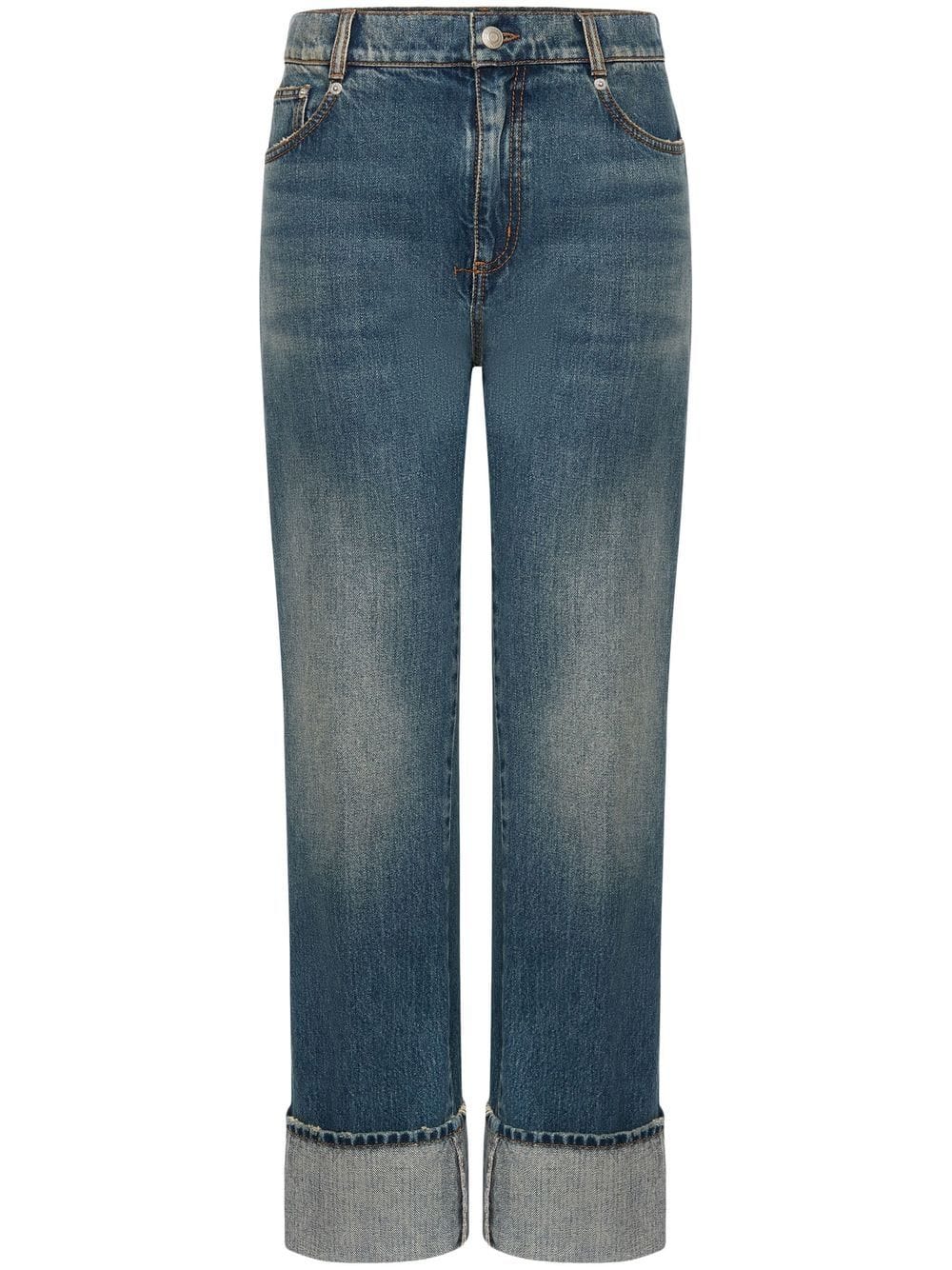 Alexander Mcqueen Jeans 28 Alexander McQueen turn-up Hem straight-leg Jeans Alexander McQueen turn-up Hem straight-leg Jeans Brand