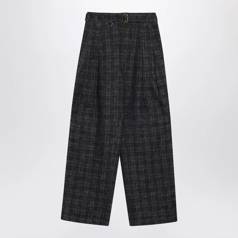 Burberry - Indigo jeans in Check pattern denim Brand Jeans 25