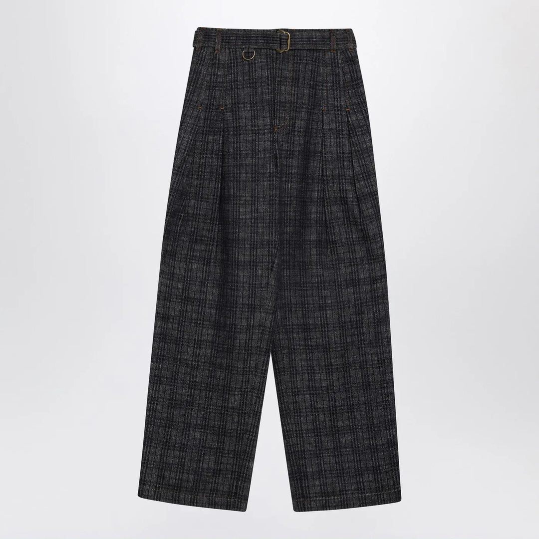 Burberry - Indigo jeans in Check pattern denim Brand Jeans 25