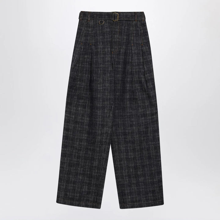 Burberry - Indigo jeans in Check pattern denim Brand Jeans 25