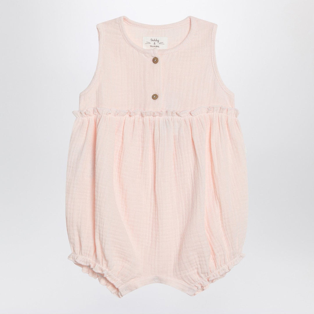 Jumpsuits & Rompers 12 Teddy & Minou - Pink cotton romper Brand