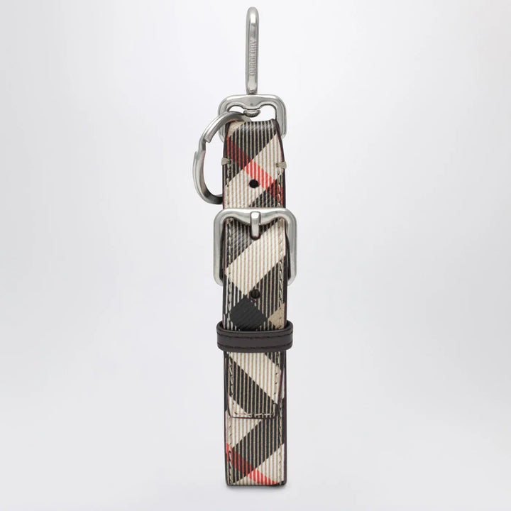 Burberry - Beige Check keychain Brand Keychains TU