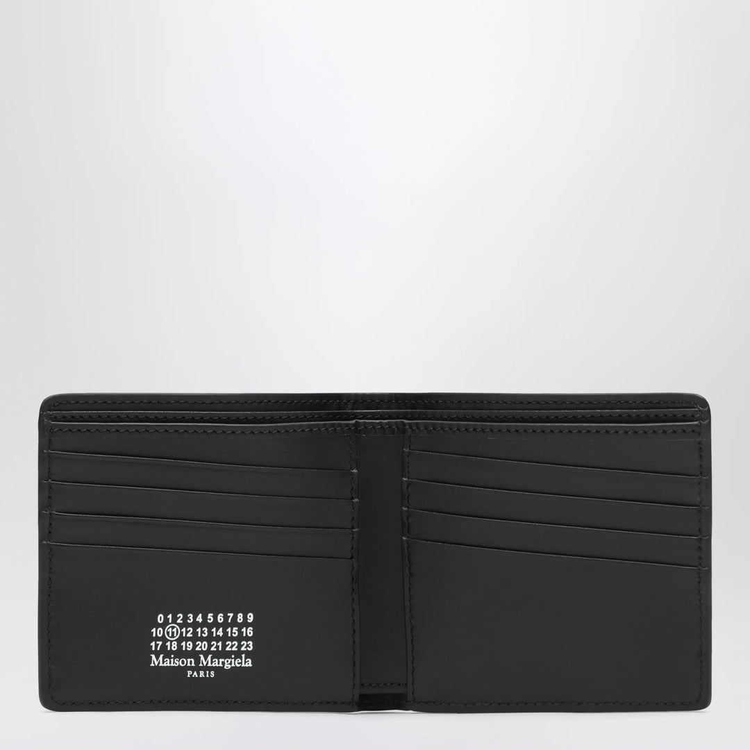Maison Margiela - Black Four Stitches Bi-Fold Wallet Brand U