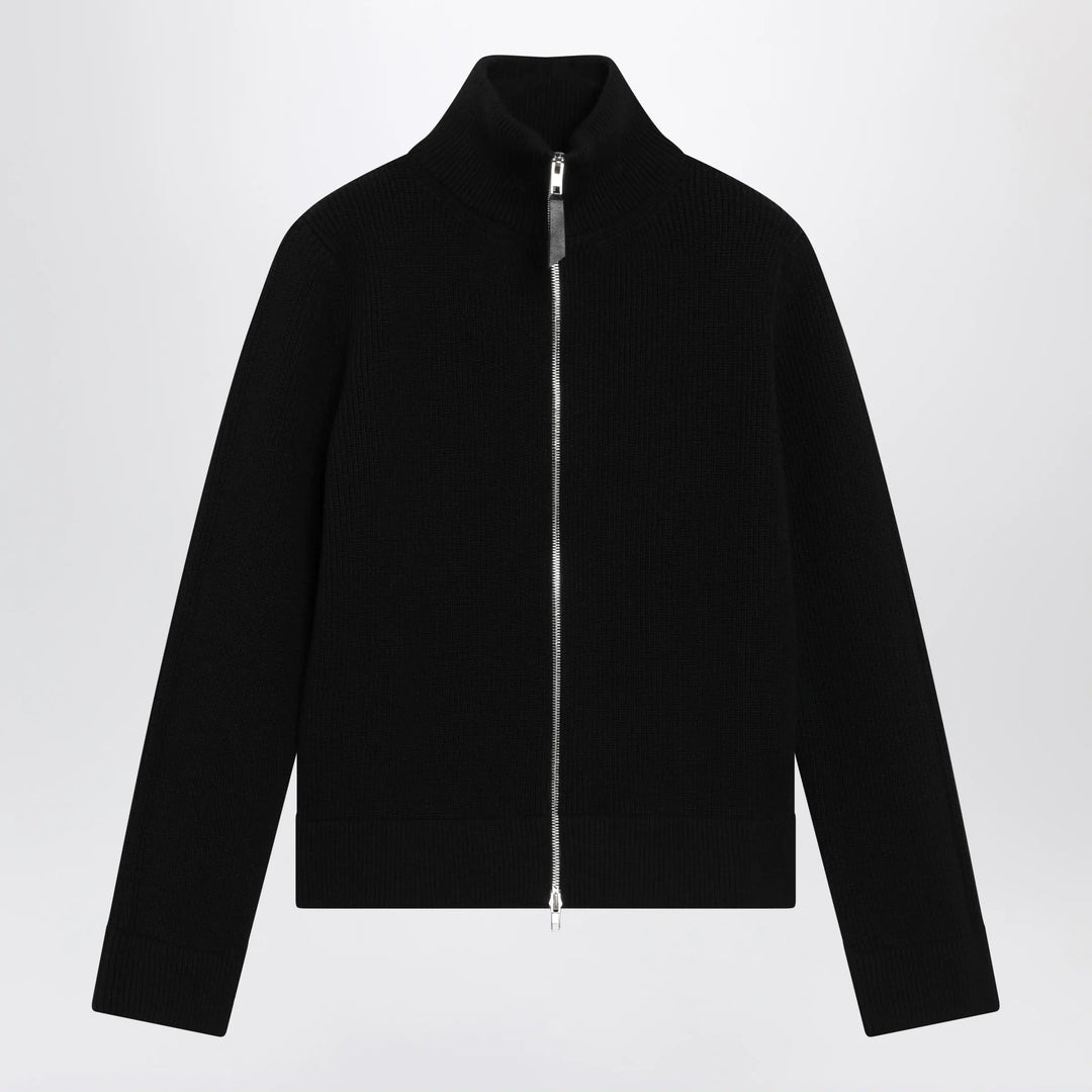 Maison Margiela - Black wool-blend zip cardigan Brand S