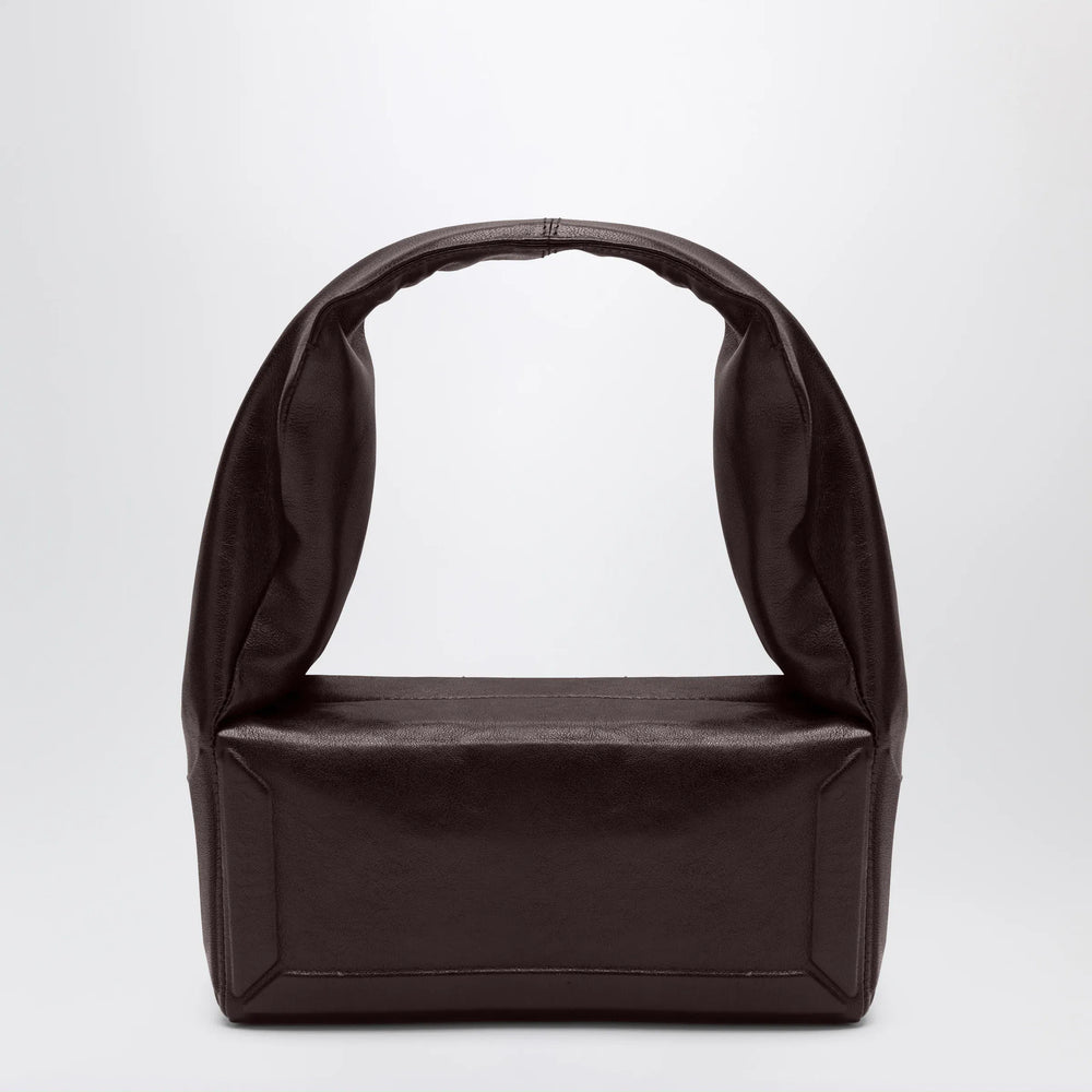 Maison Margiela - Box East West Small Bag in Burgundy Leather Brand U