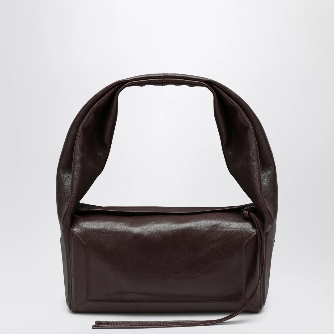 Maison Margiela - Box East West Small Bag in Burgundy Leather Brand U