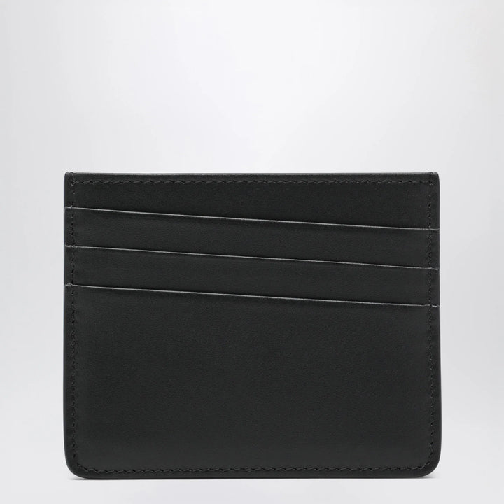 Maison Margiela - Four Stitches Card Holder in Black Calf Leather Brand U