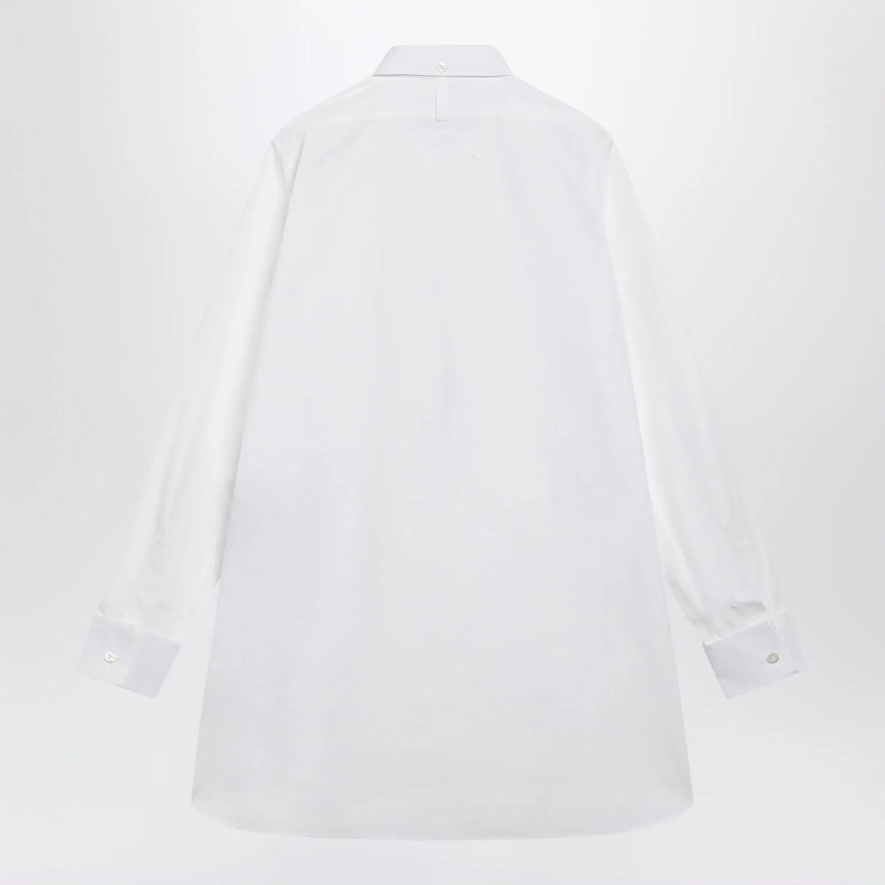 Maison Margiela - Long-sleeve cotton poplin shirt in white Brand