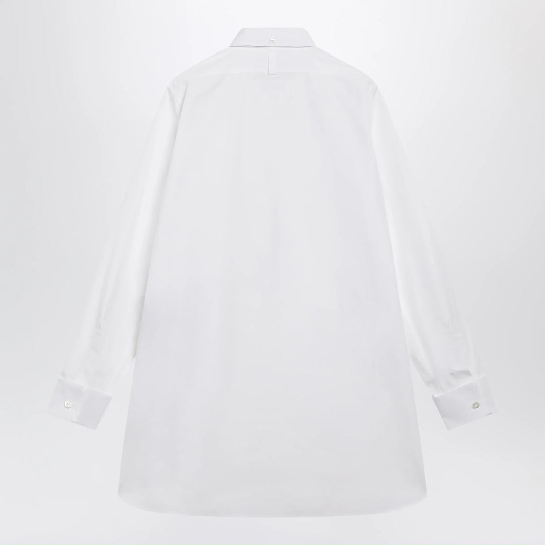 Maison Margiela - Long-sleeve cotton poplin shirt in white Brand