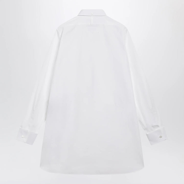 Maison Margiela - Long-sleeve cotton poplin shirt in white Brand