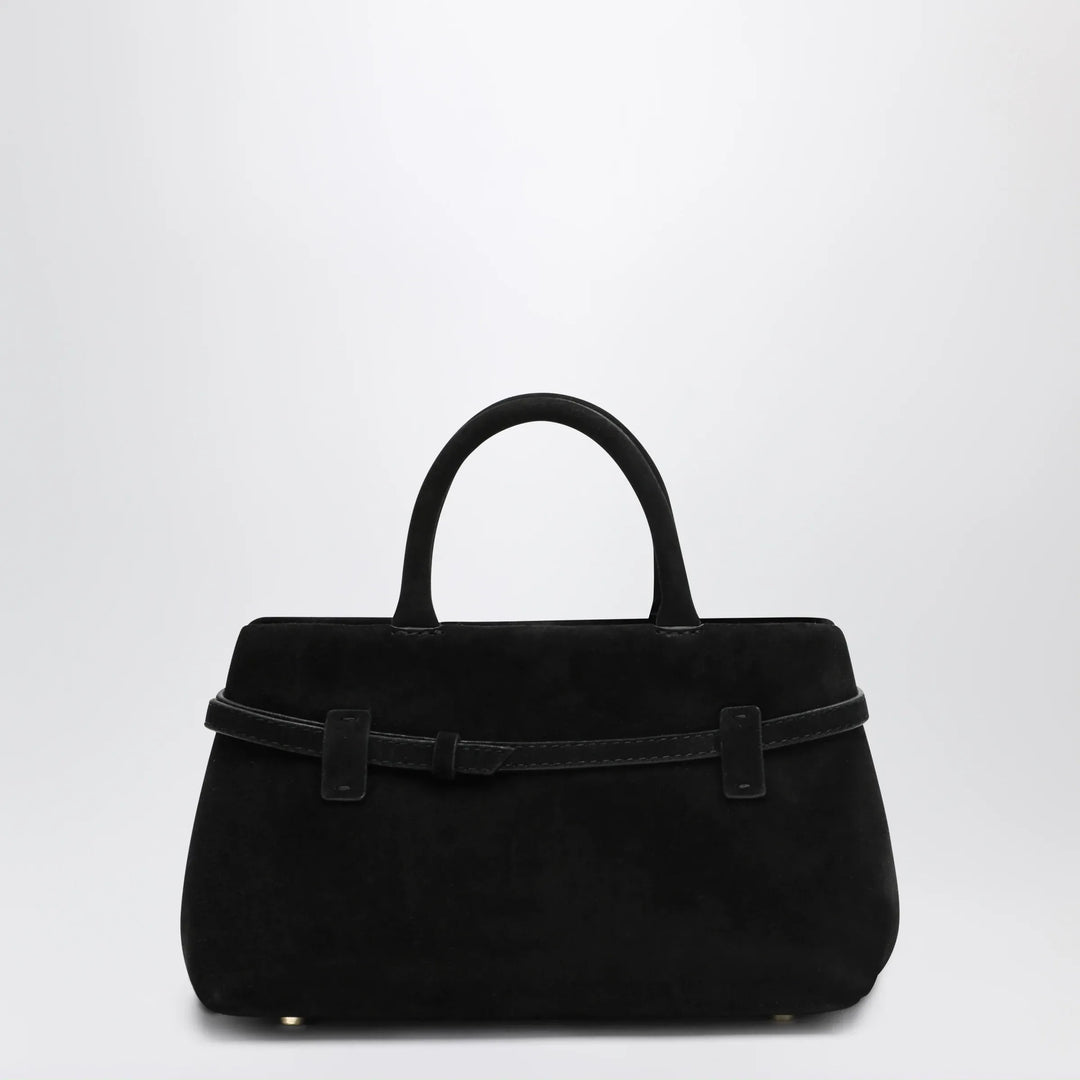 Manu Atelier - Le Cambon 25 black suede bag Brand U