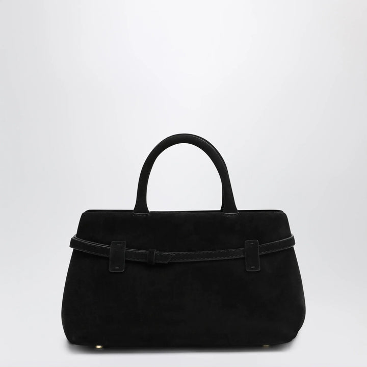 Manu Atelier - Le Cambon 25 black suede bag Brand U